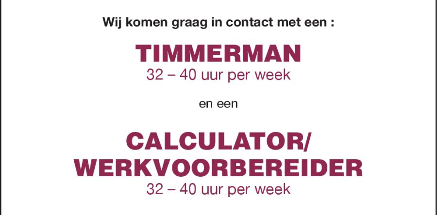 Vacature